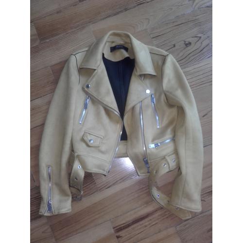 Veste jaune moutarde zara hot sale